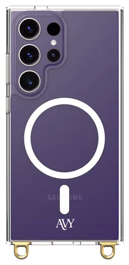 AVY Samsung Galaxy S24 Ultra Hoesje met Koord & MagSafe 130CM Panthera Chic afbeelding 10