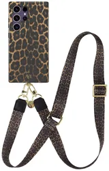 AVY Samsung Galaxy S24 Ultra MagSafe Hoesje met Koord 130CM Panthera Chic afbeelding