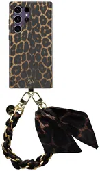 AVY Samsung Galaxy S24 Ultra MagSafe Hoesje met Koord 32CM Panthera Chic afbeelding