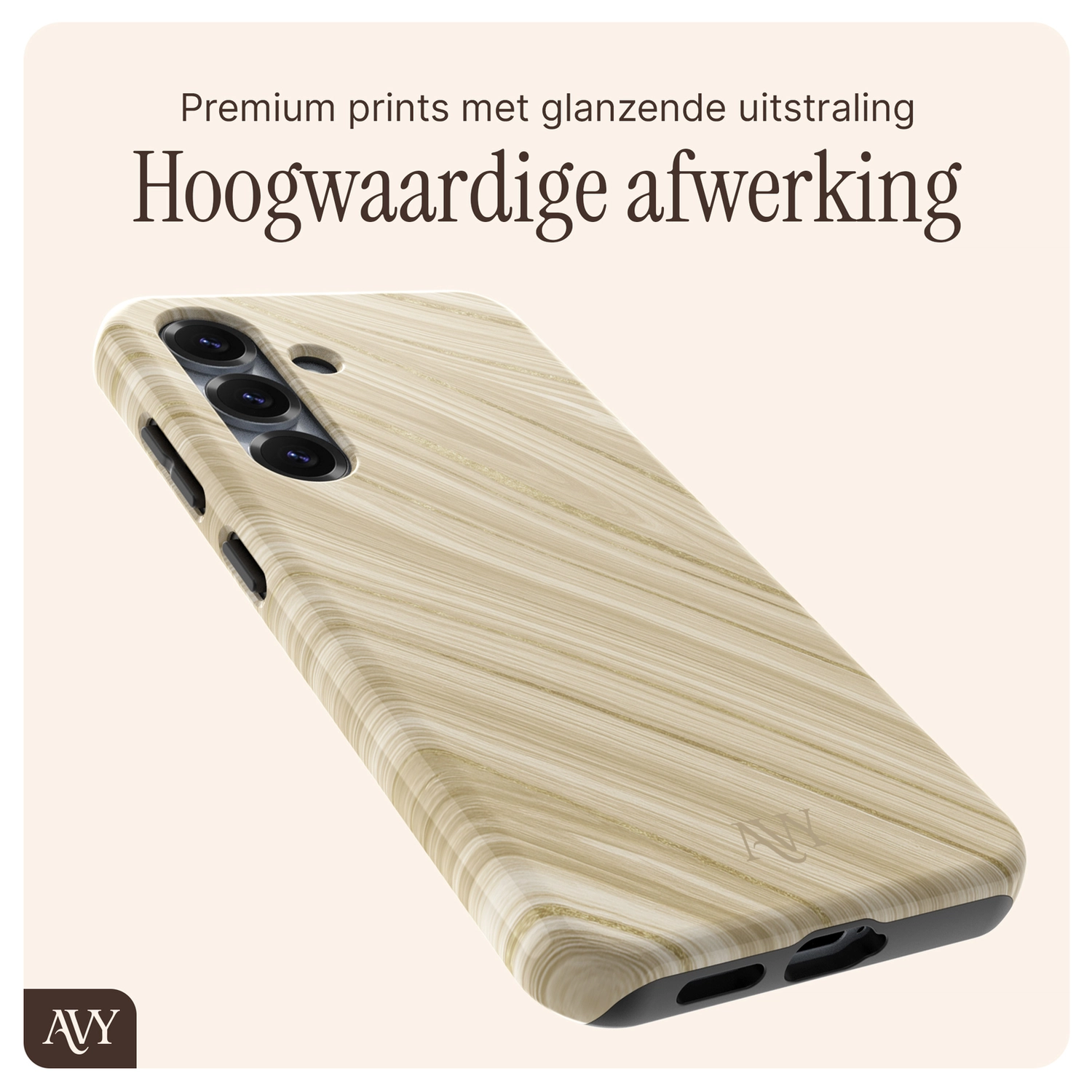 AVY Samsung Galaxy S25 MagSafe Hoesje met Koord (32CM) Aurum Gold afbeelding 8