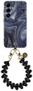 AVY Samsung Galaxy S25 MagSafe Hoesje met Koord 30CM Marmer Hearts