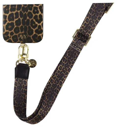 AVY Samsung Galaxy S25 MagSafe Hoesje met Koord 130CM Panthera Chic afbeelding 14