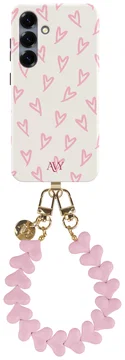 AVY Samsung Galaxy S25 MagSafe Hoesje met Koord 30CM Cupid Hearts