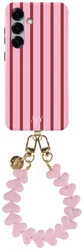 AVY Samsung Galaxy S25 Plus MagSafe Hoesje met Koord 30CM Linea Hearts afbeelding