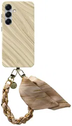 AVY Samsung Galaxy S24 Plus MagSafe Hoesje met Koord 32CM Aurum Gold afbeelding