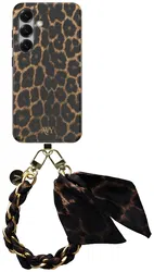 AVY Samsung Galaxy S24 Plus MagSafe Hoesje met Koord 32CM Panthera Chic afbeelding