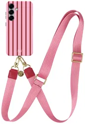 AVY Samsung Galaxy S24 Plus MagSafe Hoesje met Koord 130CM Linea Sol afbeelding