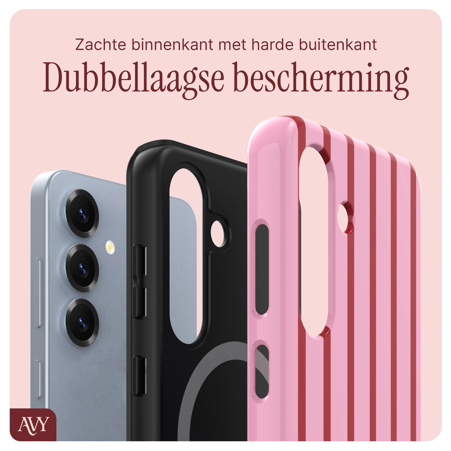 AVY Samsung Galaxy S24 Plus MagSafe Hoesje met Koord (32CM) Linea Sol afbeelding 7