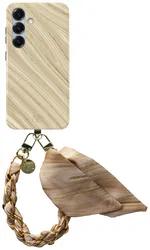 AVY Samsung Galaxy S24 MagSafe Hoesje met Koord 32CM Aurum Gold afbeelding