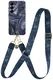 AVY Samsung Galaxy S24 MagSafe Hoesje met Koord 130CM Obscura Blue
