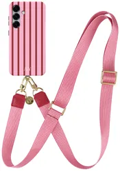 AVY Samsung Galaxy S24 MagSafe Hoesje met Koord 130CM Linea Sol afbeelding