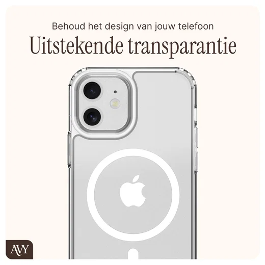 AVY Apple iPhone 11 Hoesje met Koord & MagSafe 30CM Perla Chic afbeelding 7