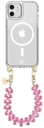AVY Apple iPhone 11 Hoesje met Koord & MagSafe 30CM Cupid Clear Pink afbeelding