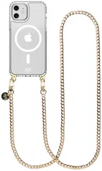 AVY Apple iPhone 11 Hoesje met Koord & MagSafe 120CM Aurum Lien Long afbeelding