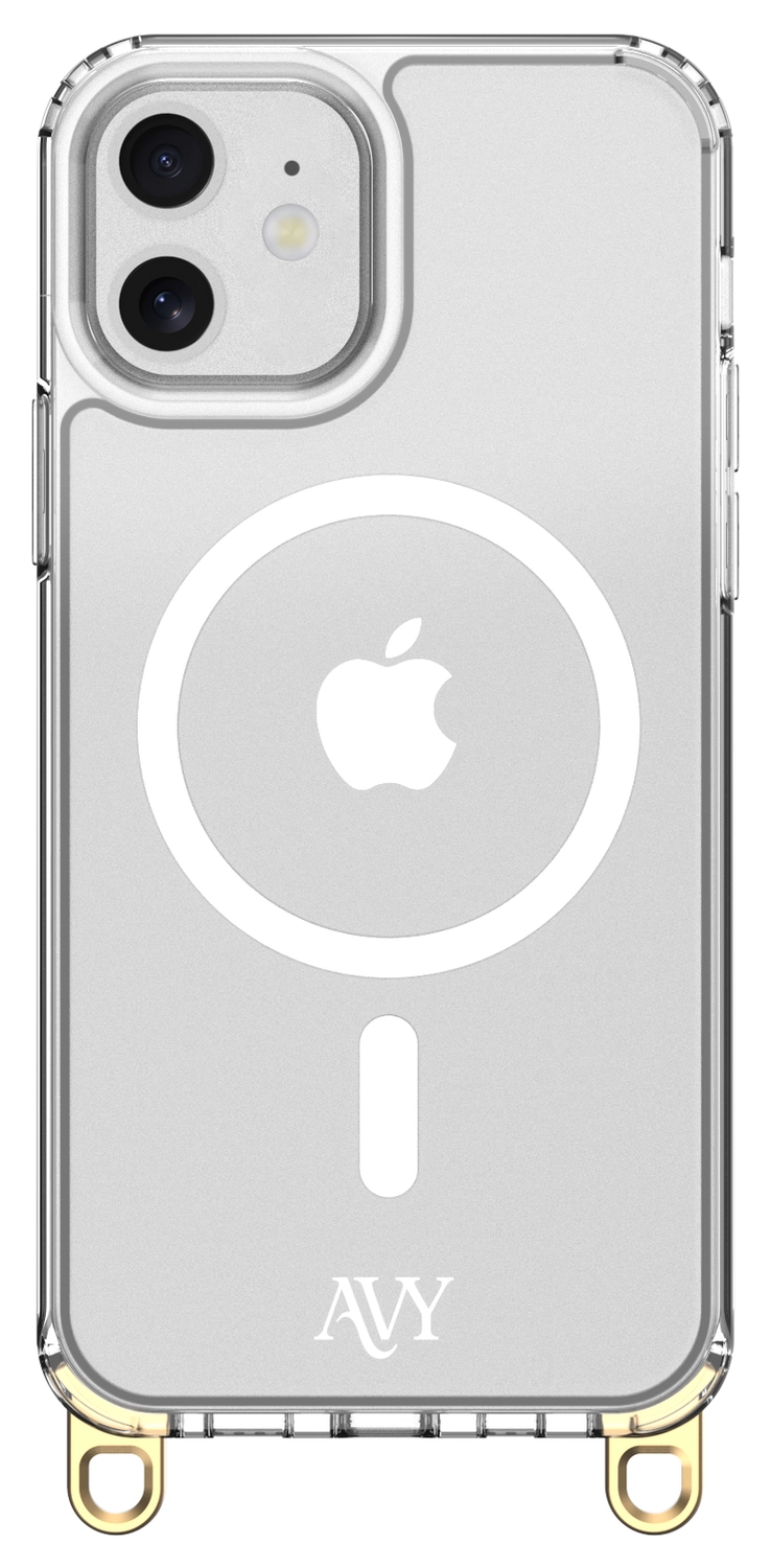 AVY Apple iPhone 11 Hoesje met Koord & MagSafe 120CM Silver Spark Long afbeelding 11