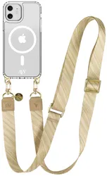 AVY Apple iPhone 11 Hoesje met Koord & MagSafe 130CM Aurum Gold afbeelding