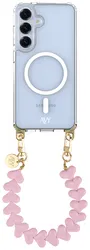 AVY Samsung S25 Plus / S24 Plus Hoesje met Koord & MagSafe 30CM Cupid Pink afbeelding