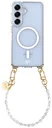 AVY Samsung Galaxy S25 / S24 Hoesje met Koord & MagSafe 30CM Perla Chic