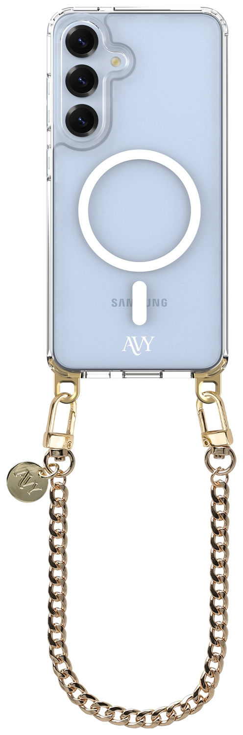 AVY Samsung Galaxy S25 / S24 Hoesje met Koord & MagSafe 30CM Aurum Lien afbeelding 1