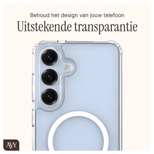 AVY Samsung Galaxy S25 / S24 Hoesje met Koord & MagSafe 30CM Aurum Lien afbeelding 6