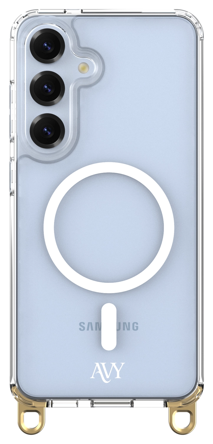 AVY Samsung Galaxy S25 / S24 Hoesje met Koord & MagSafe 30CM Aurum Lien afbeelding 10