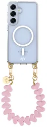 AVY Samsung Galaxy S25 / S24 Hoesje met Koord & MagSafe 30CM Cupid Pink afbeelding
