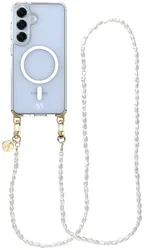 AVY Samsung Galaxy S25 / S24 Hoesje met Koord & MagSafe 120CM Perla Chic Long afbeelding