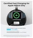 Anker (15W) 3-in-1 Draadloze MagSafe Oplader iPhone/AirPods (Pro)/Apple Watch afbeelding 4