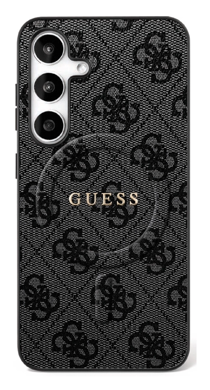 Guess 4G Ring Classic Logo Samsung Galaxy S25 FE Hoesje MagSafe Zwart afbeelding 1