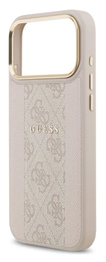 Guess 4G Stripe iPhone 17 Pro Max Hoesje MagSafe Back Cover Roze afbeelding 6