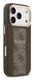 Guess 4G Stripe iPhone 17 Pro Hoesje MagSafe Back Cover Bruin afbeelding 3