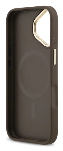 Guess 4G Stripe iPhone 17 Hoesje MagSafe Back Cover Bruin afbeelding 4
