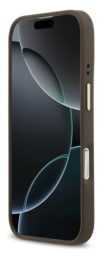 Guess 4G Stripe iPhone 17 Hoesje MagSafe Back Cover Bruin afbeelding 6