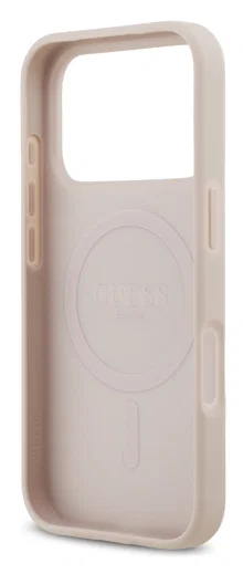 Guess 4G Circle Classic Logo iPhone 17 Pro Hoesje MagSafe Roze afbeelding 4