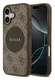Guess 4G Circle Classic Logo iPhone 17 Hoesje MagSafe Bruin