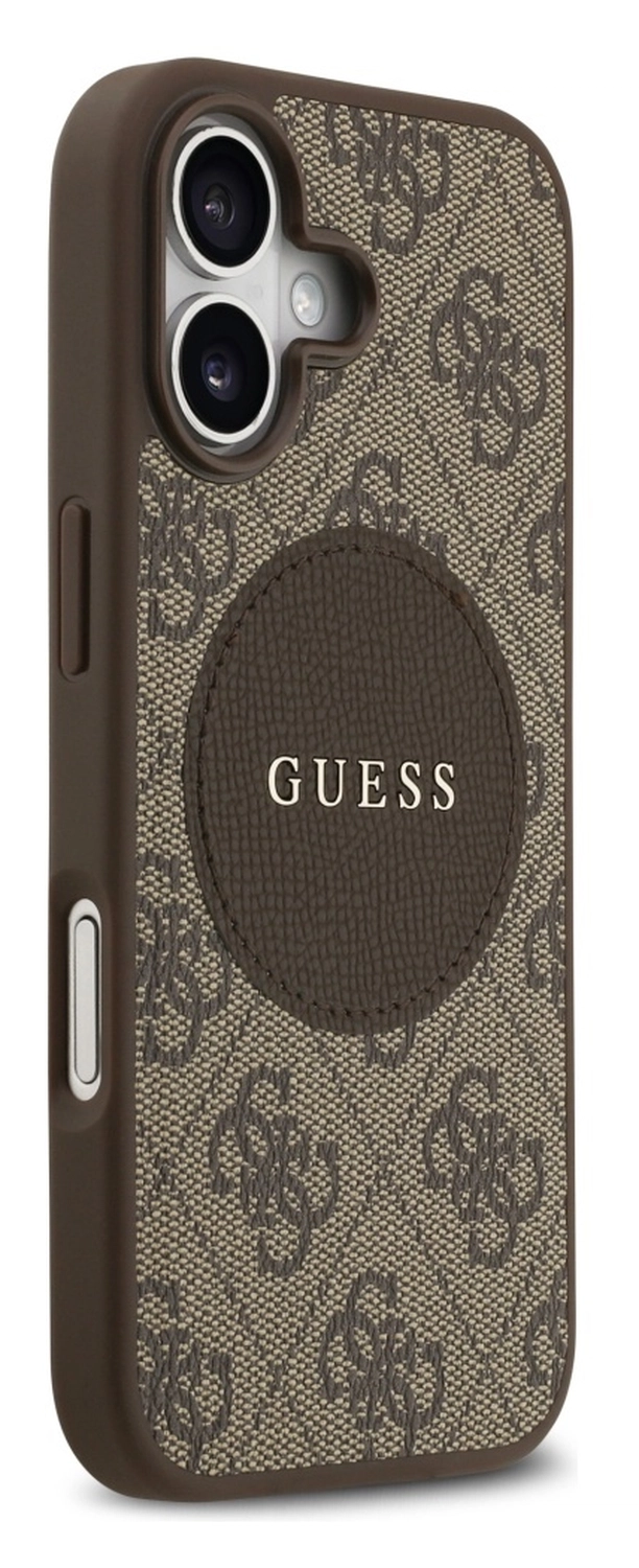 Guess 4G Circle Classic Logo iPhone 17 Hoesje MagSafe Bruin afbeelding 6
