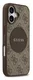 Guess 4G Circle Classic Logo iPhone 17 Hoesje MagSafe Bruin afbeelding 6