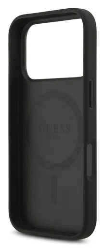 Guess 4G Circle Classic Logo iPhone 17 Pro Max Hoesje MagSafe Zwart afbeelding 3