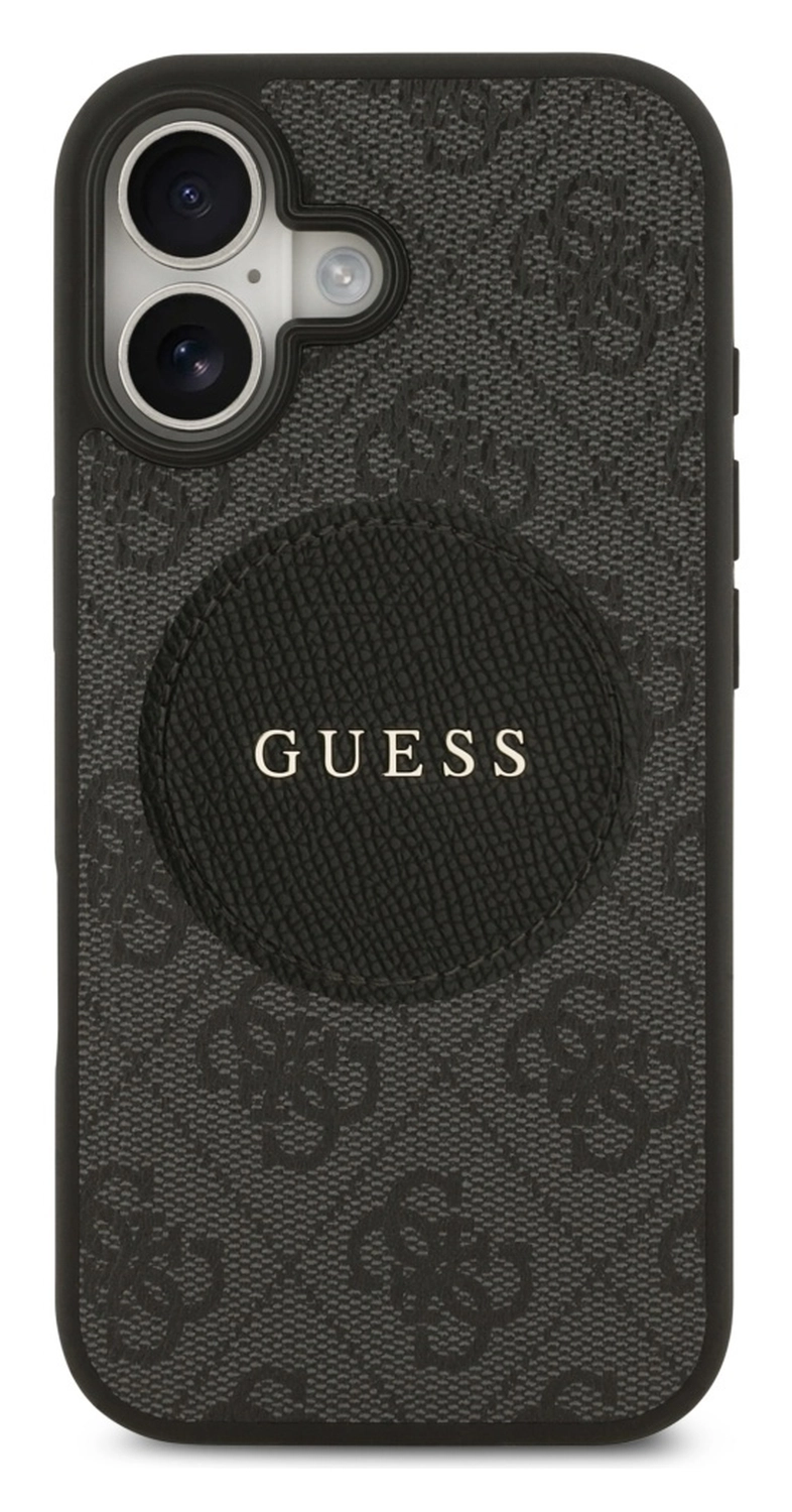 Guess 4G Circle Classic Logo iPhone 17 Hoesje MagSafe Zwart afbeelding 2