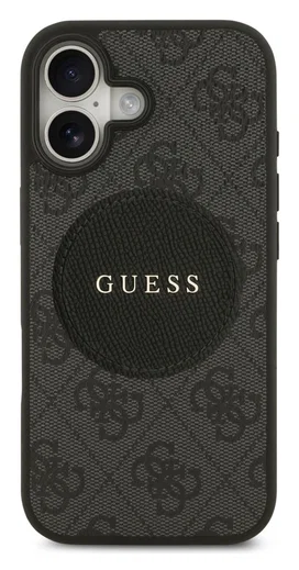 Guess 4G Circle Classic Logo iPhone 17 Hoesje MagSafe Zwart afbeelding 2
