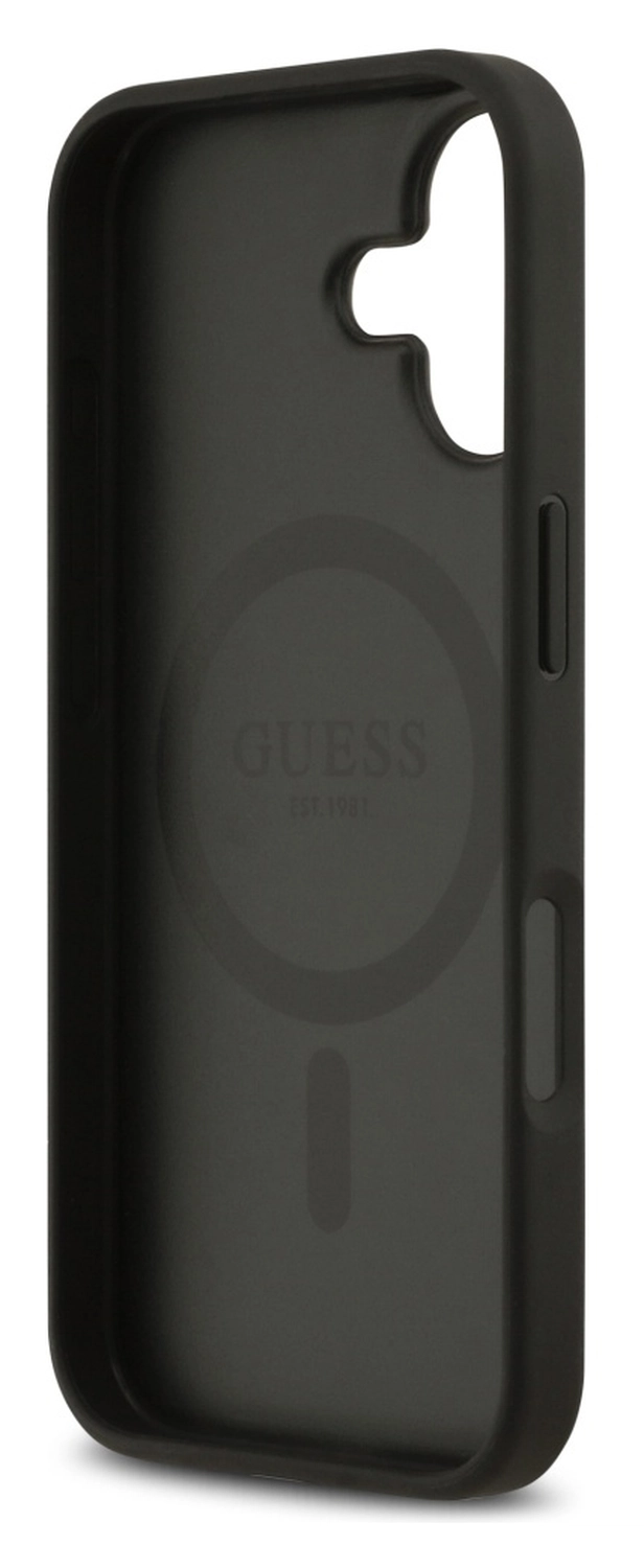 Guess 4G Circle Classic Logo iPhone 17 Hoesje MagSafe Zwart afbeelding 4