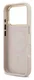 Guess Peony Hot Stamp iPhone 17 Pro Hoesje MagSafe Back Cover Roze afbeelding 3