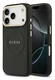 Guess Peony Hot Stamp iPhone 17 Pro Hoesje MagSafe Back Cover Zwart