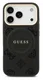 Guess Peony Hot Stamp iPhone 17 Pro Hoesje MagSafe Back Cover Zwart afbeelding 2