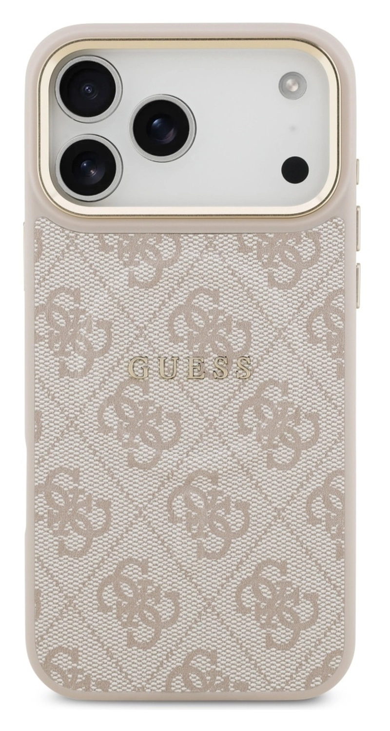 Guess 4G PU Classic Logo iPhone 17 Pro Hoesje MagSafe Roze afbeelding 2