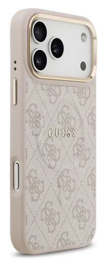 Guess 4G PU Classic Logo iPhone 17 Pro Hoesje MagSafe Roze afbeelding 5