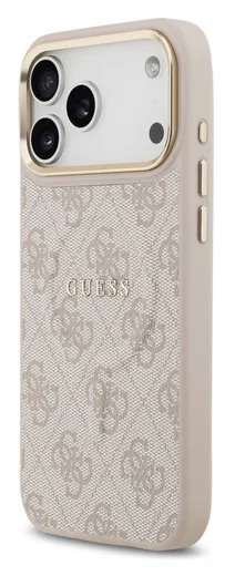 Guess 4G PU Classic Logo iPhone 17 Pro Hoesje MagSafe Roze afbeelding 6