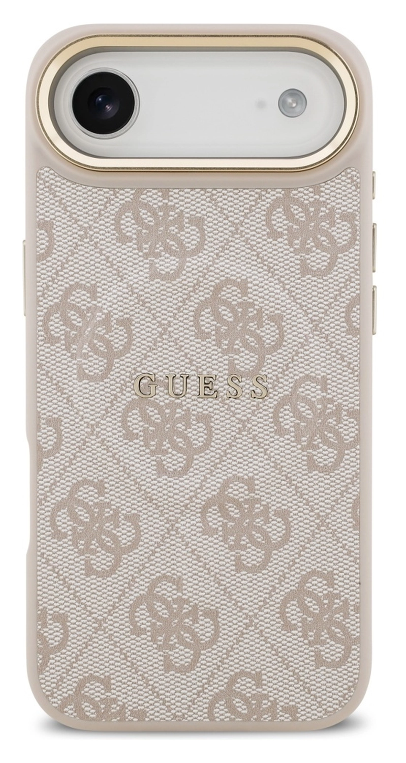 Guess 4G PU Classic Logo iPhone Air Hoesje MagSafe Back Cover Roze afbeelding 2