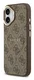 Guess 4G PU Classic Logo iPhone 17 Hoesje MagSafe Back Cover Bruin afbeelding 6