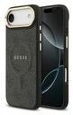 Guess 4G PU Classic Logo iPhone Air Hoesje MagSafe Back Cover Zwart